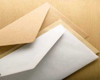 Sobres de carta rectangular